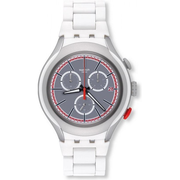 Swatch Herrenuhr Irony Xlite White Attack YYS4019AG Chronograph Kaufen Sie Swatch Herrenuhr Irony Xlite White Attack YYS4019AG Chronograph